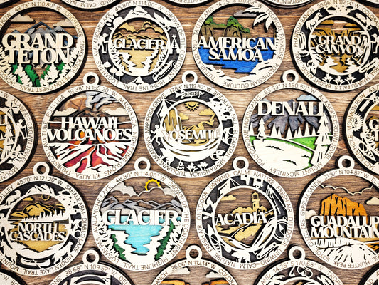 National Park Christmas Ornaments