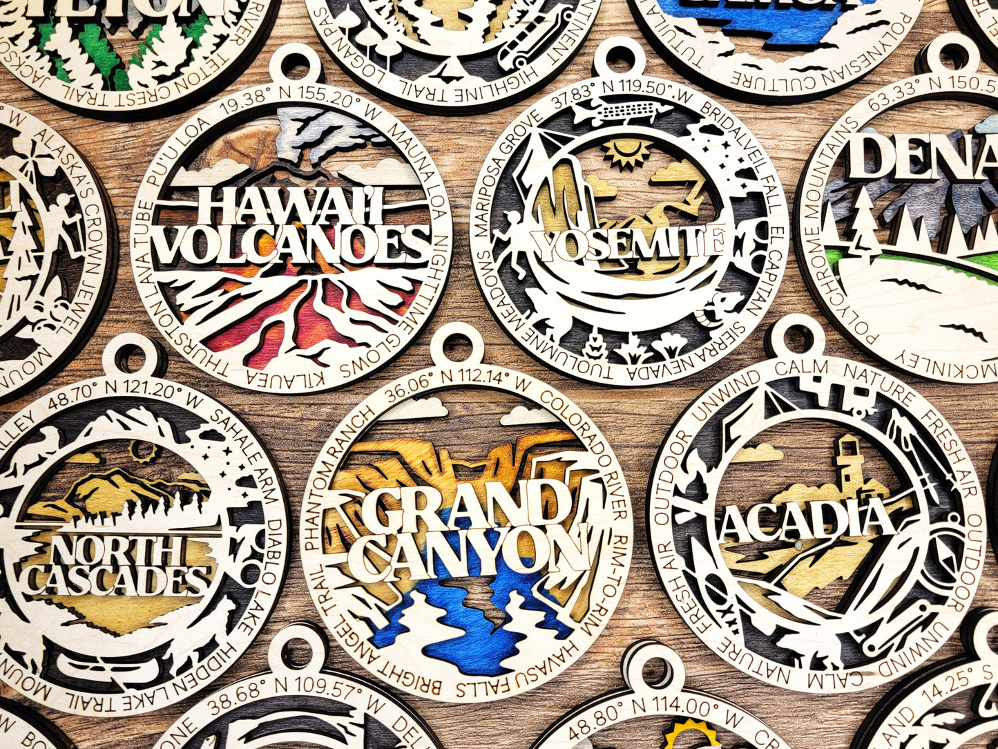 National Park Christmas Ornaments