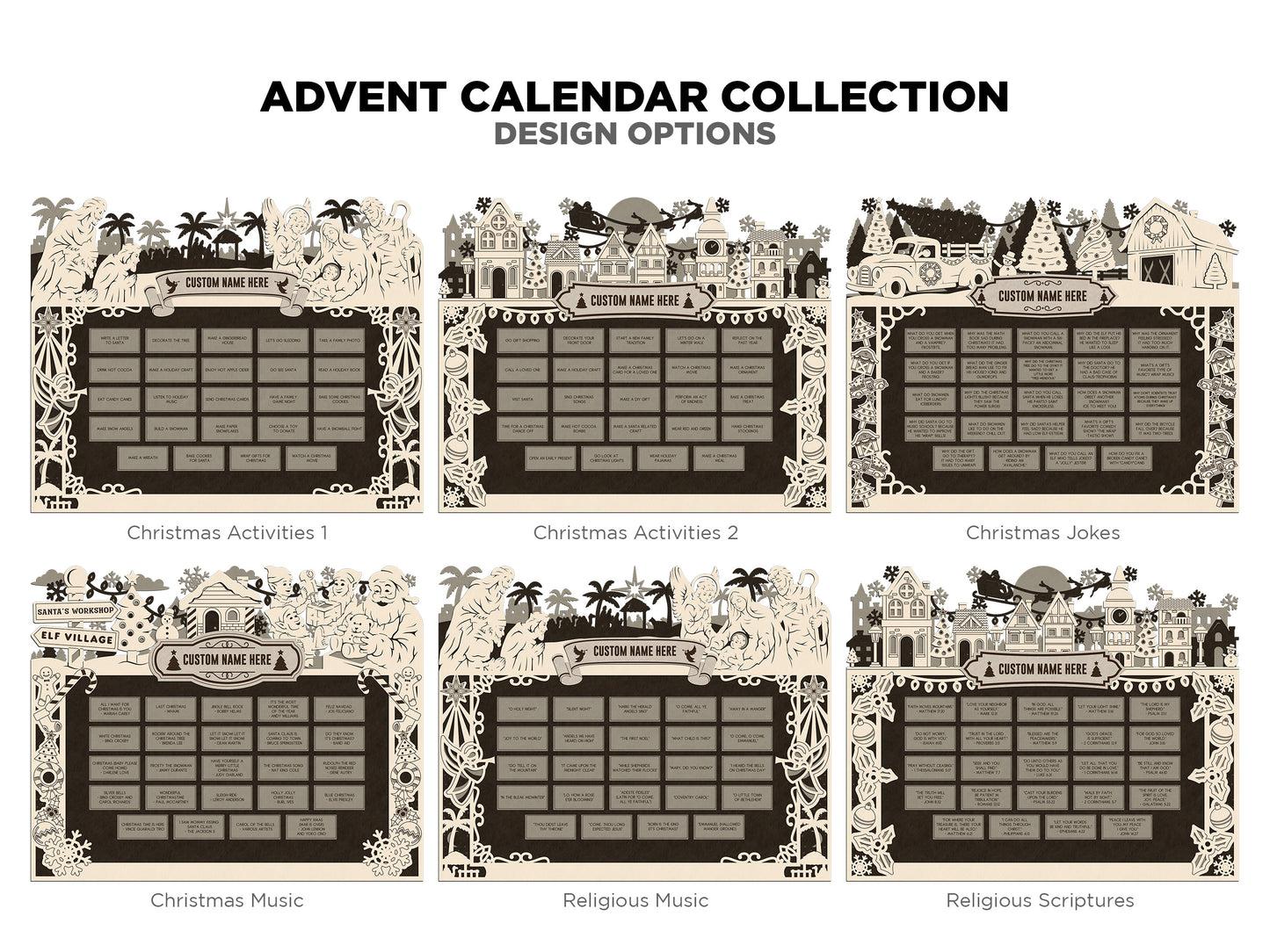 Personalized Christmas Advent Calendar