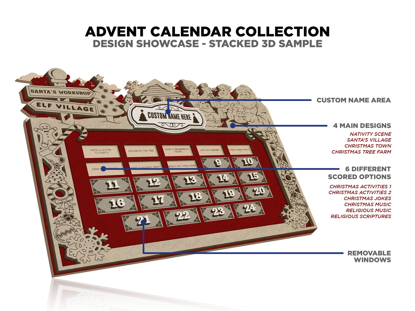 Personalized Christmas Advent Calendar