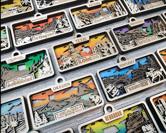 State Plate Ornaments and Signage
