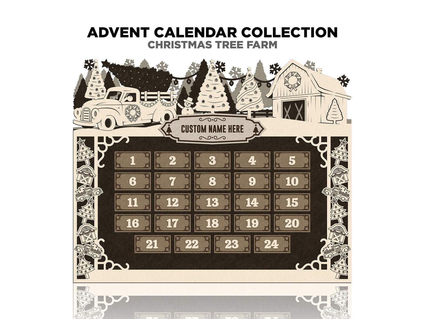 Personalized Christmas Advent Calendar