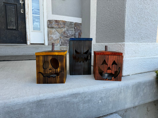 Square Halloween Pumpkins