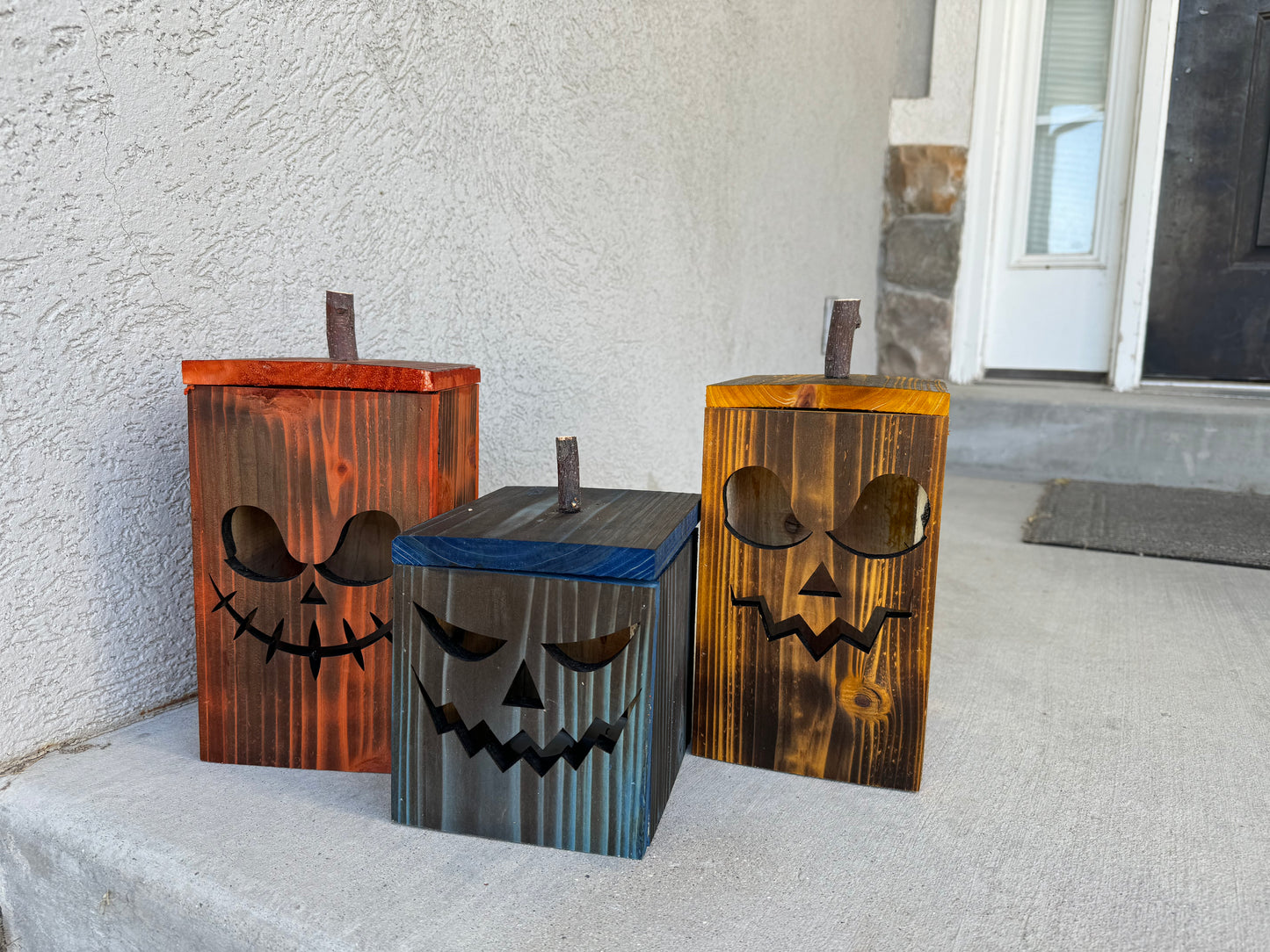 Square Halloween Pumpkins