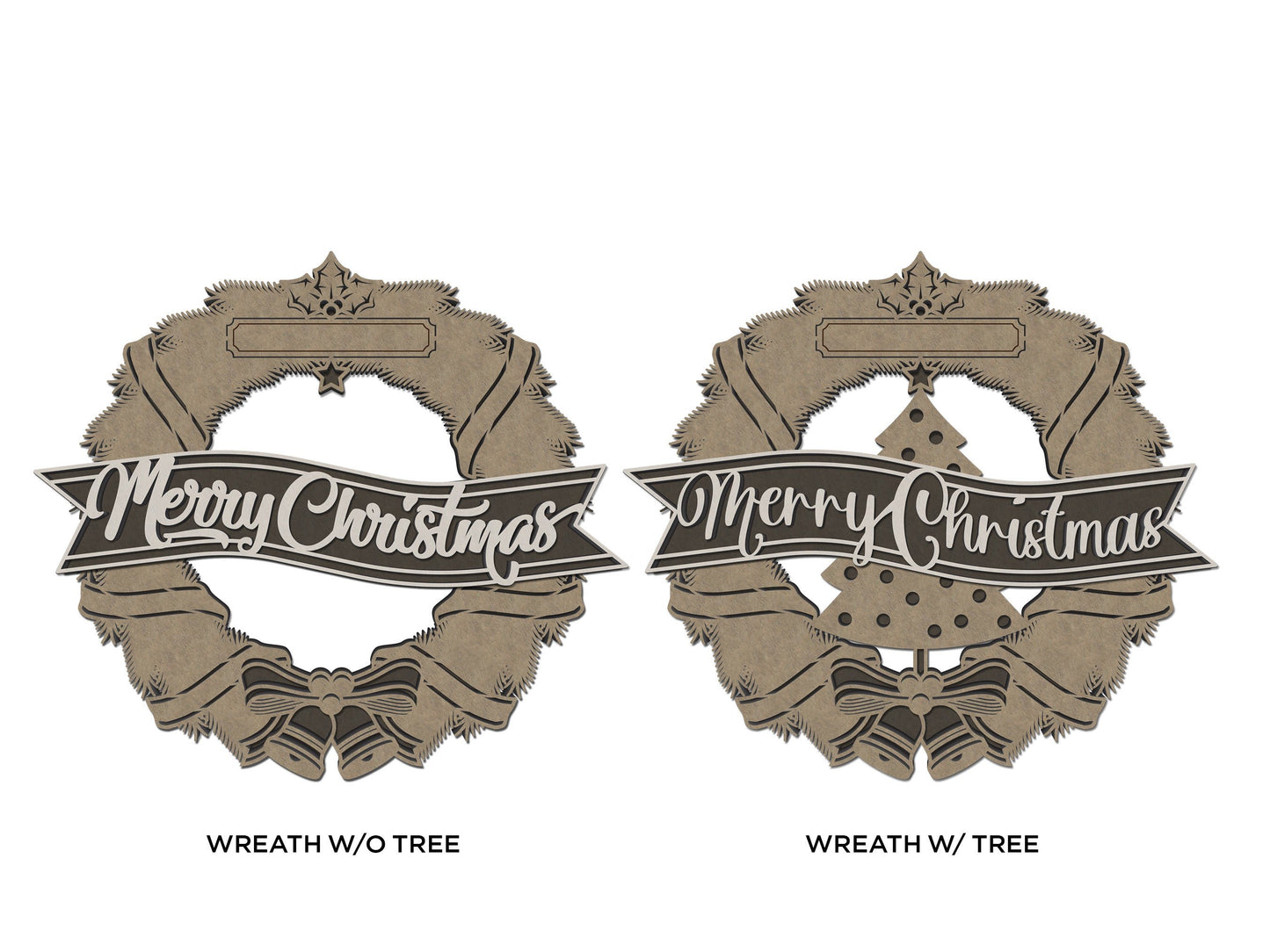 Personalized Christmas Wreath