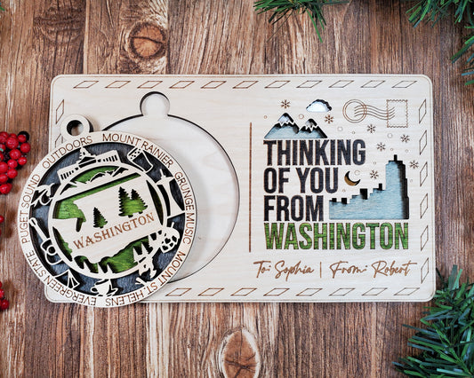 Personalized Ornament Postcards