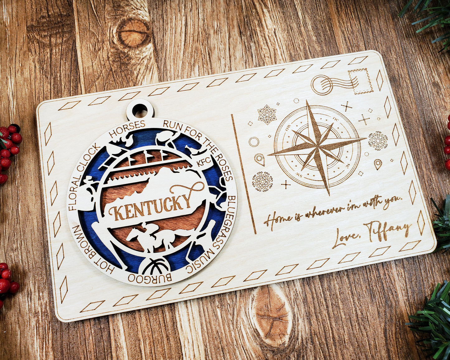 Personalized Ornament Postcards