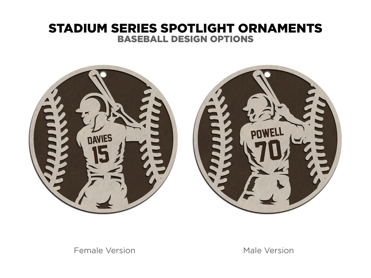Personalized Sports Ornaments
