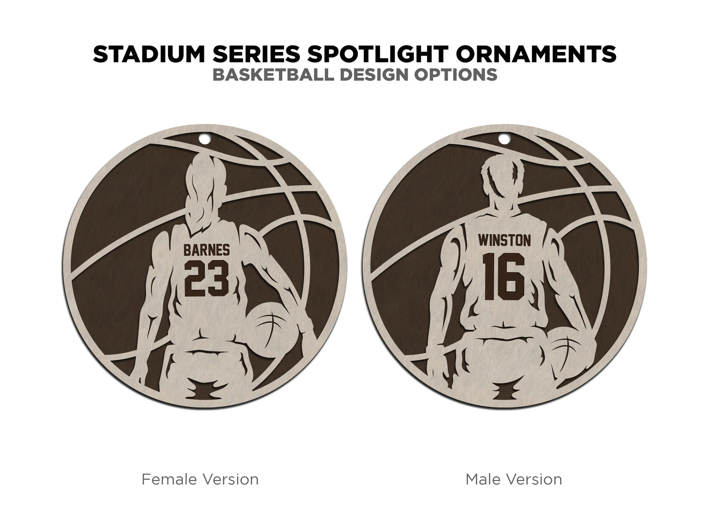 Personalized Sports Ornaments