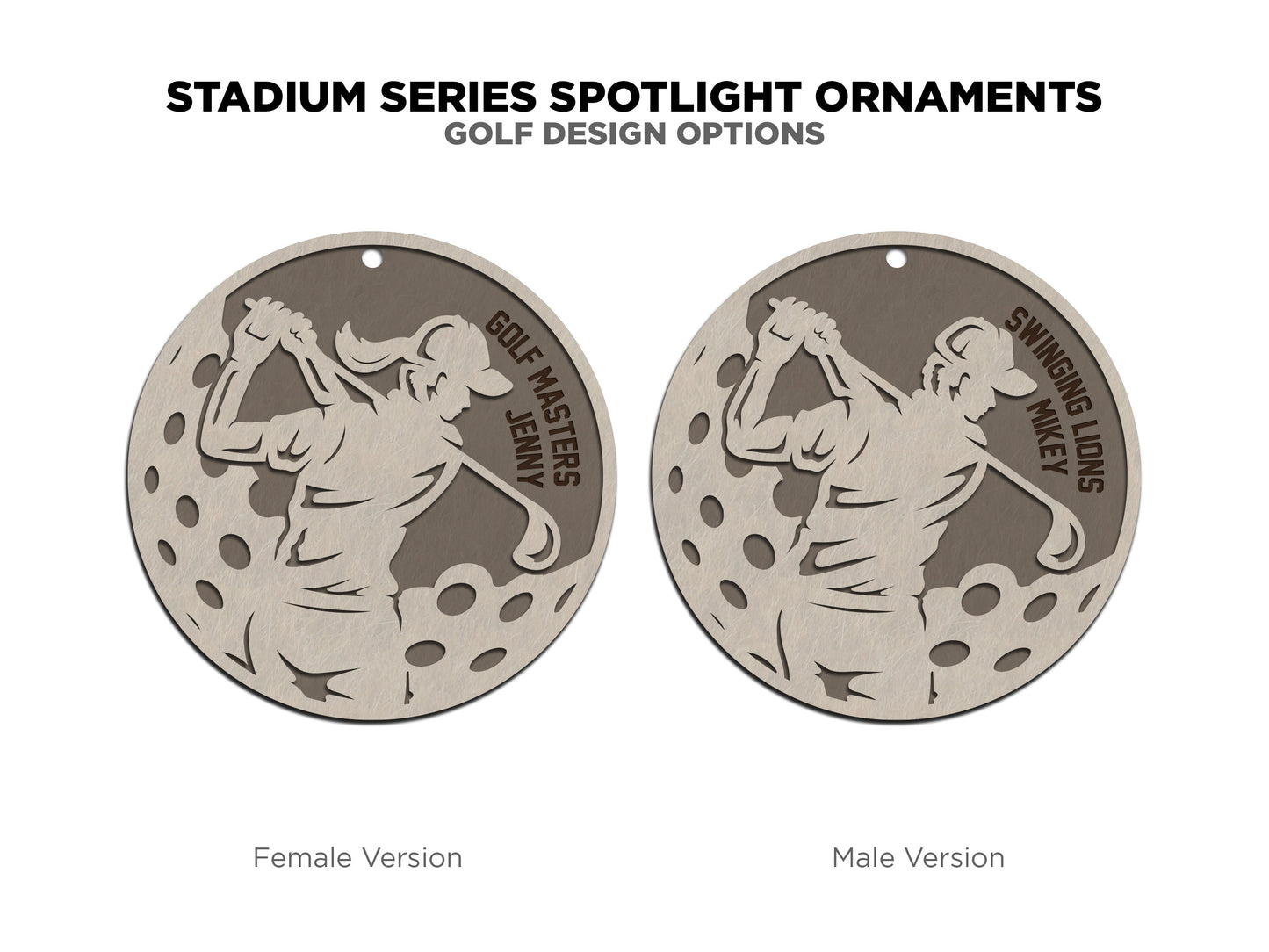 Personalized Sports Ornaments