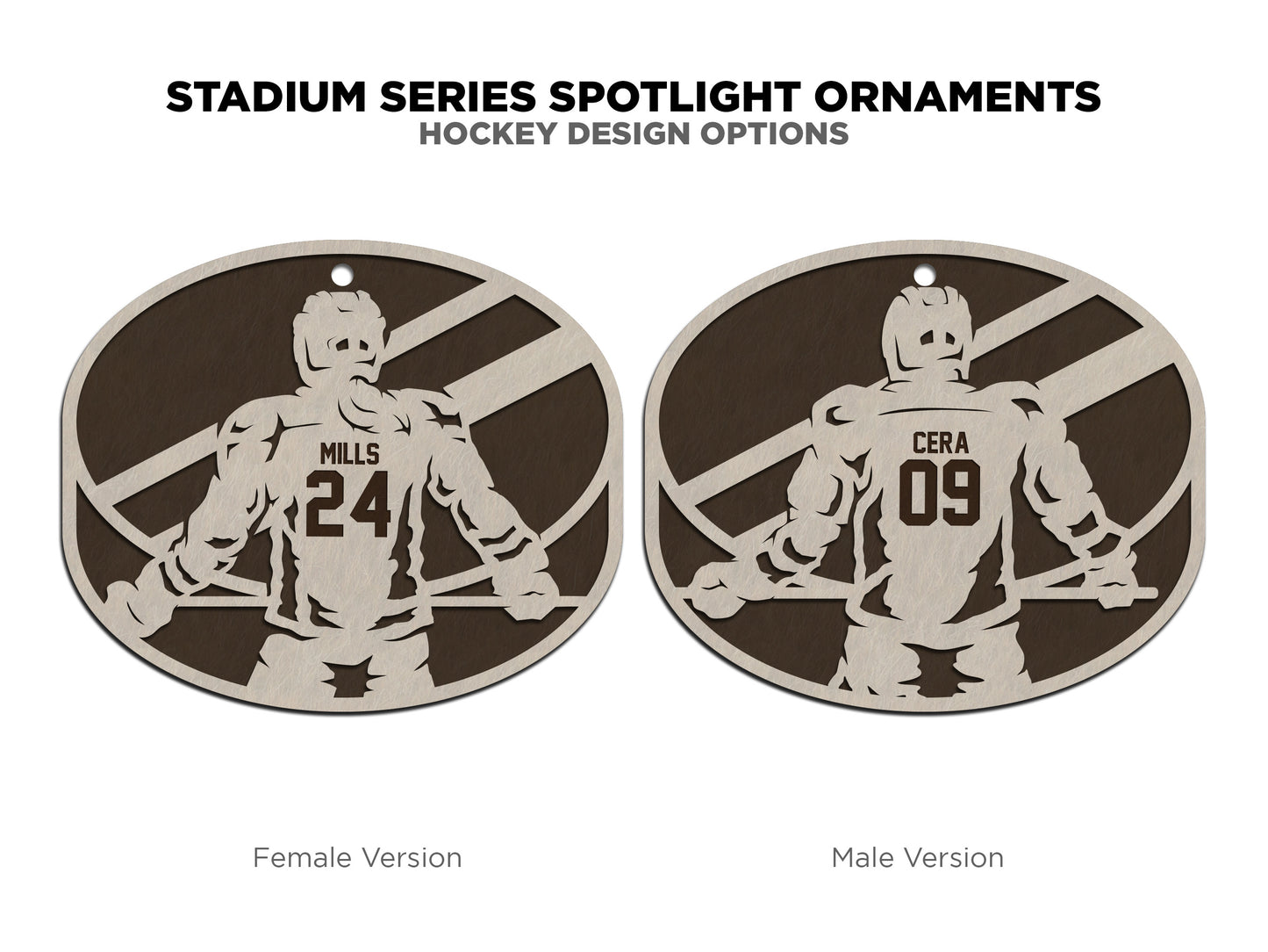 Personalized Sports Ornaments