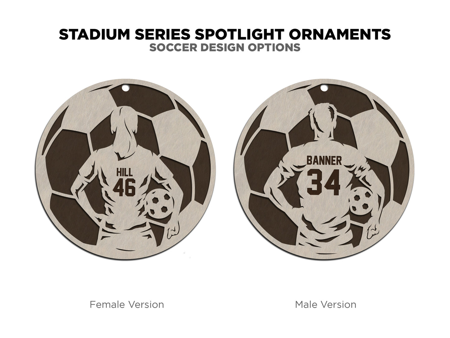 Personalized Sports Ornaments