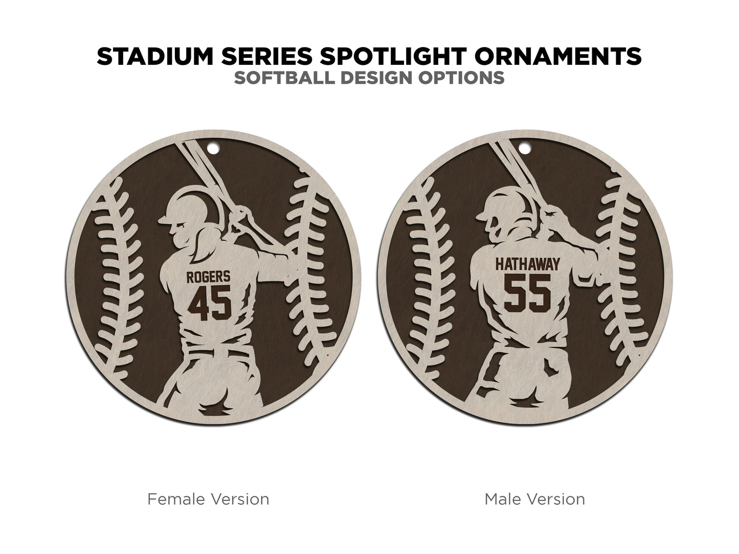 Personalized Sports Ornaments