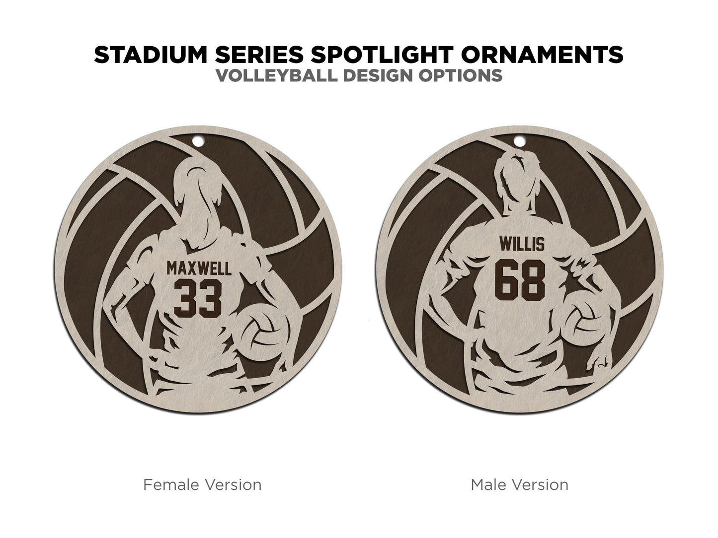 Personalized Sports Ornaments