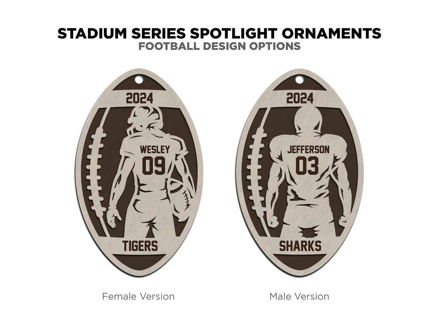Personalized Sports Ornaments