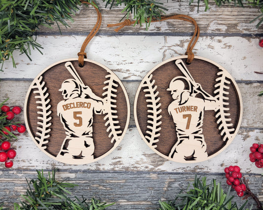Personalized Sports Ornaments