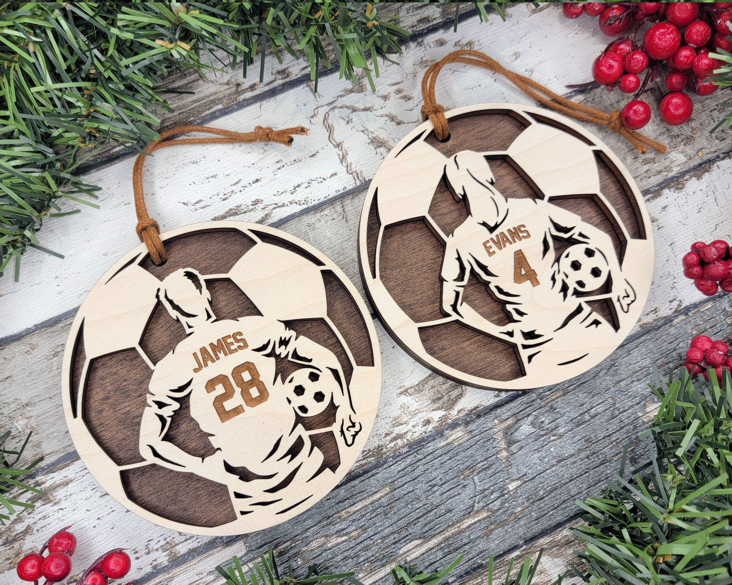 Personalized Sports Ornaments