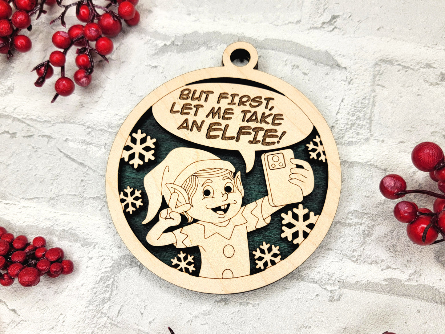 Fun Christmas Puns Ornaments