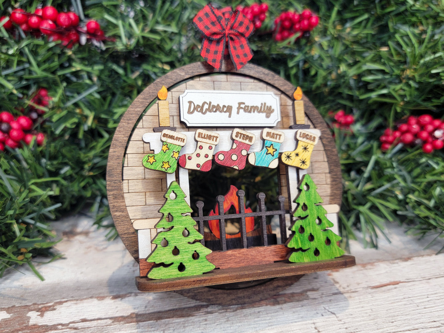 Personalized Pop-Up Christmas Ornaments