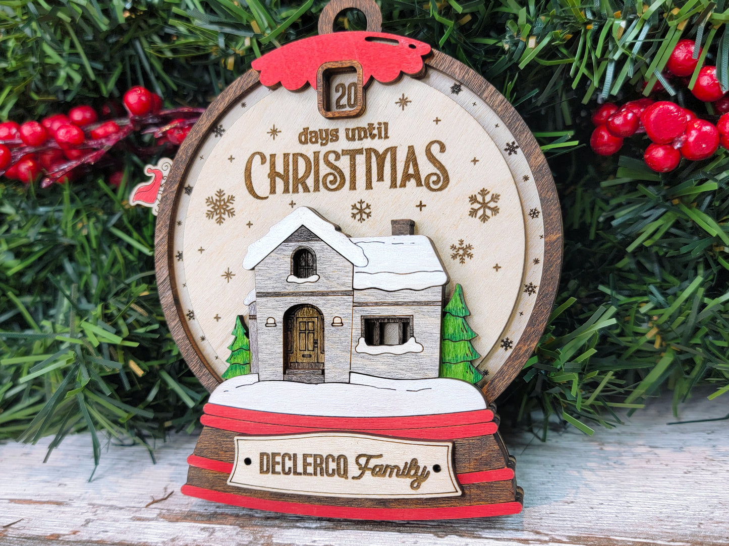 Countdown to Christmas Ornament – Daily Christmas Countdown Fun