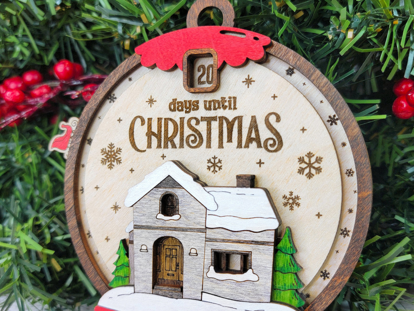 Countdown to Christmas Ornament – Daily Christmas Countdown Fun