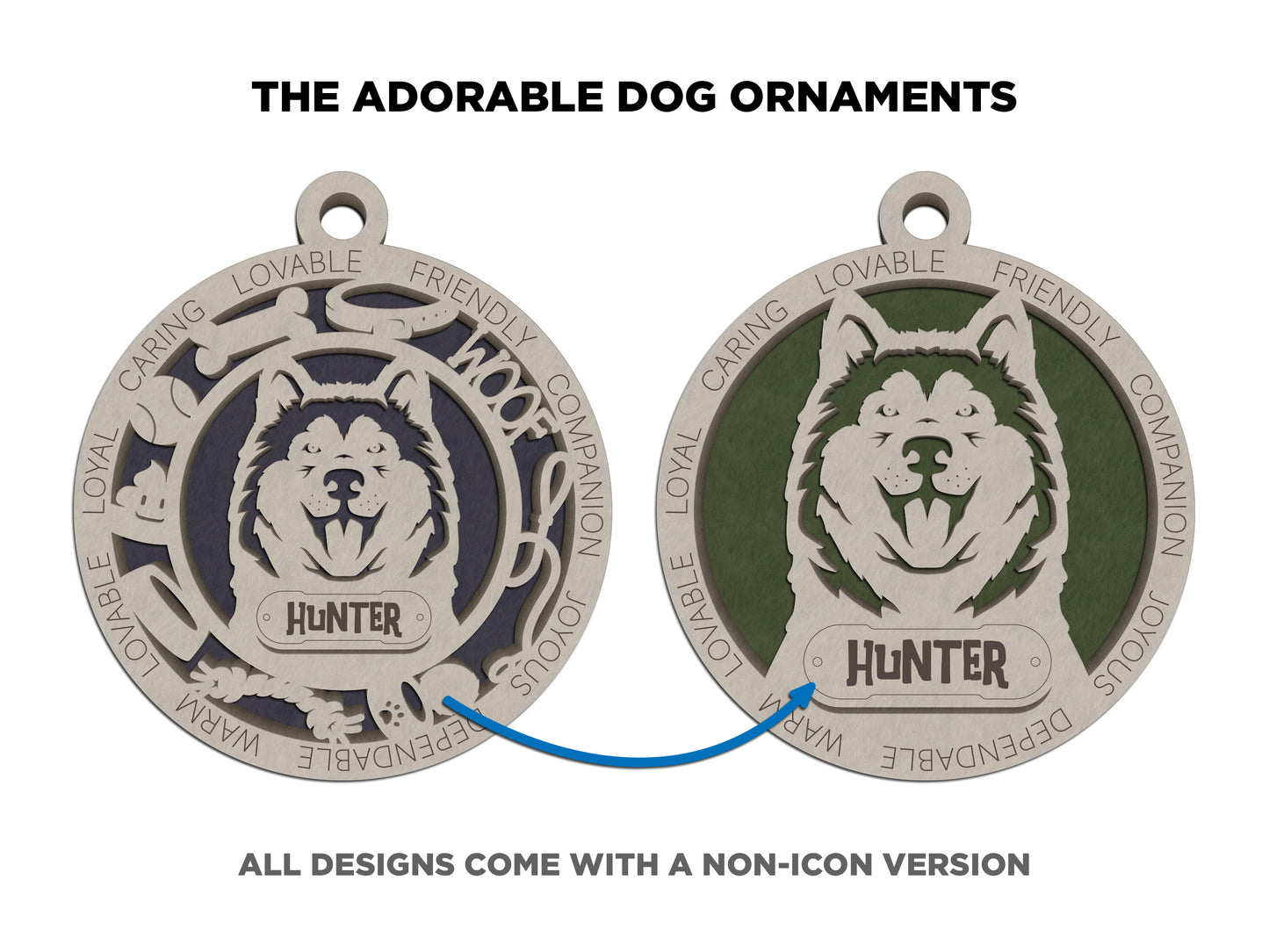 Personalized Dog Ornaments