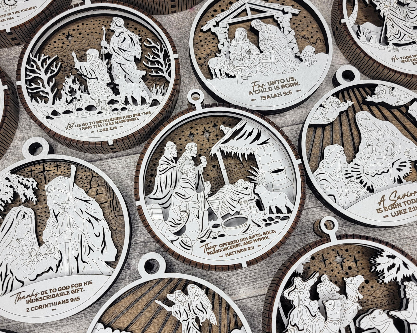 A King is Born Ornament Set