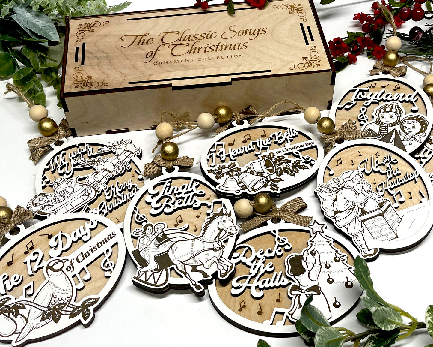 Classic Christmas Carol Ornaments