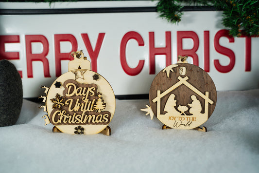 Countdown to Christmas Ornaments