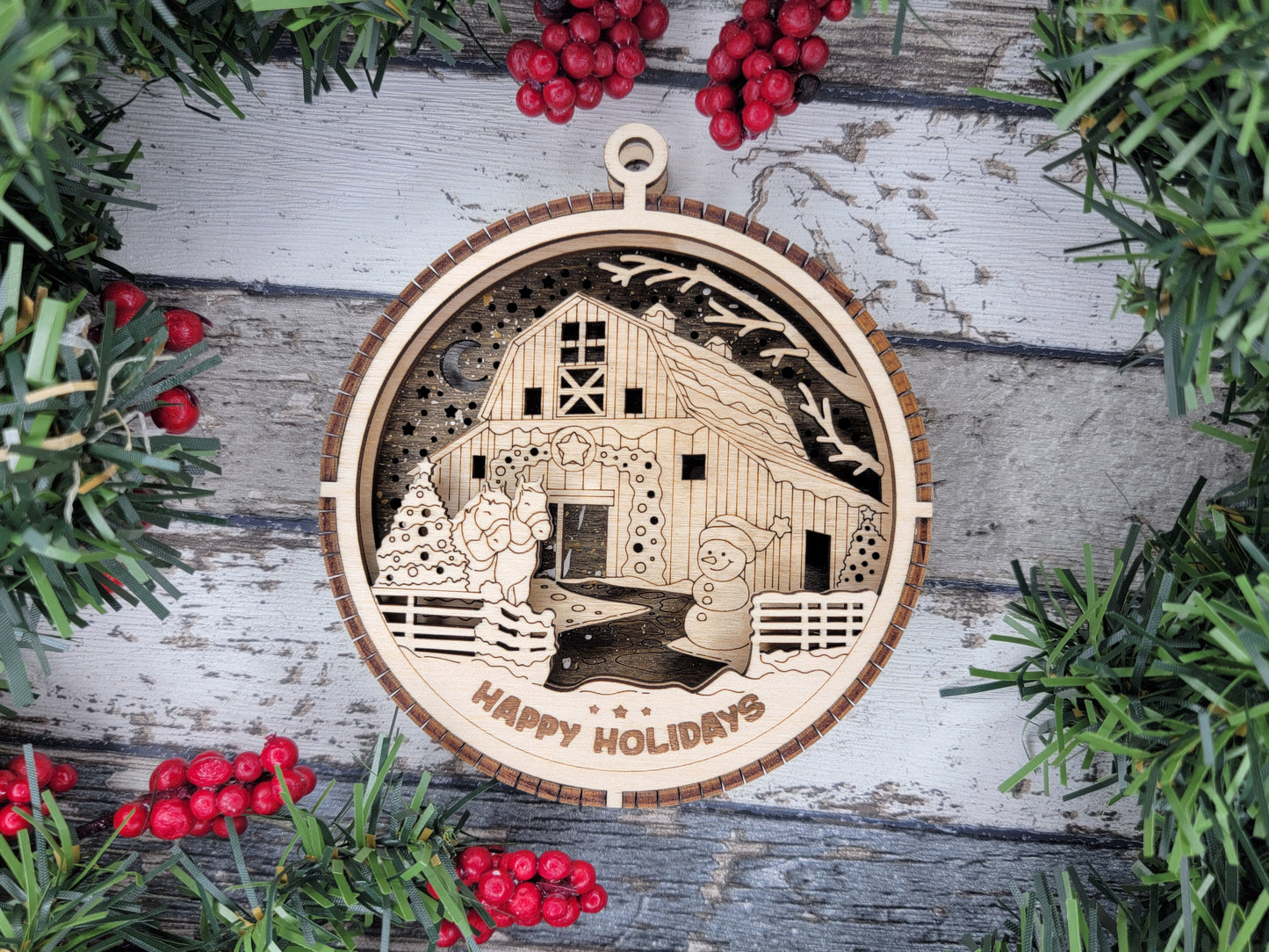Personalized 3D Christmas Ornaments