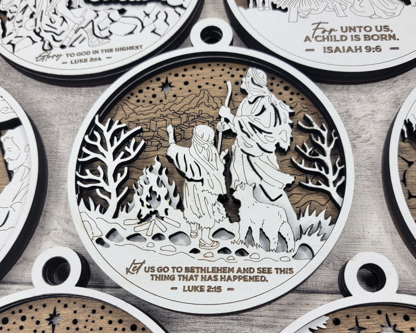 A King is Born Ornament Set