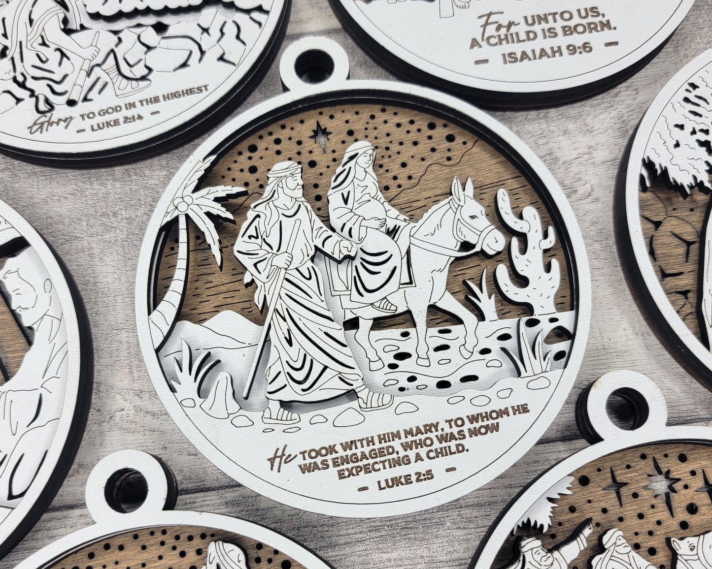 A King is Born Ornament Set