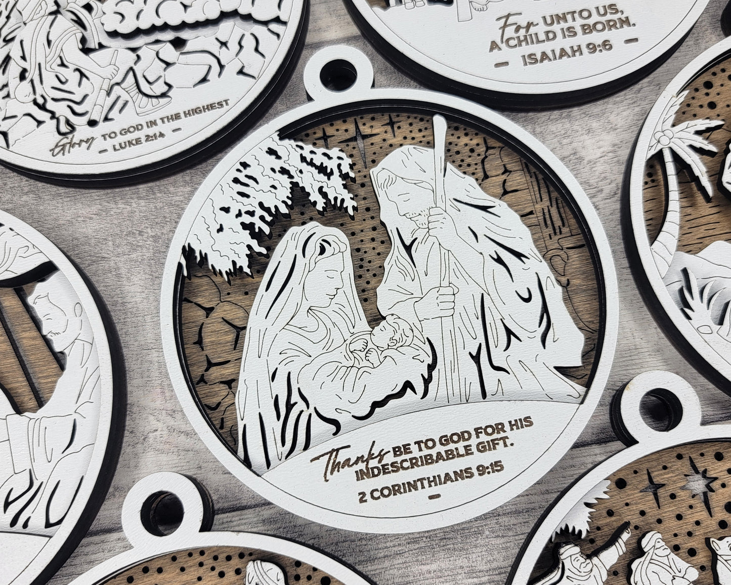 A King is Born Ornament Set