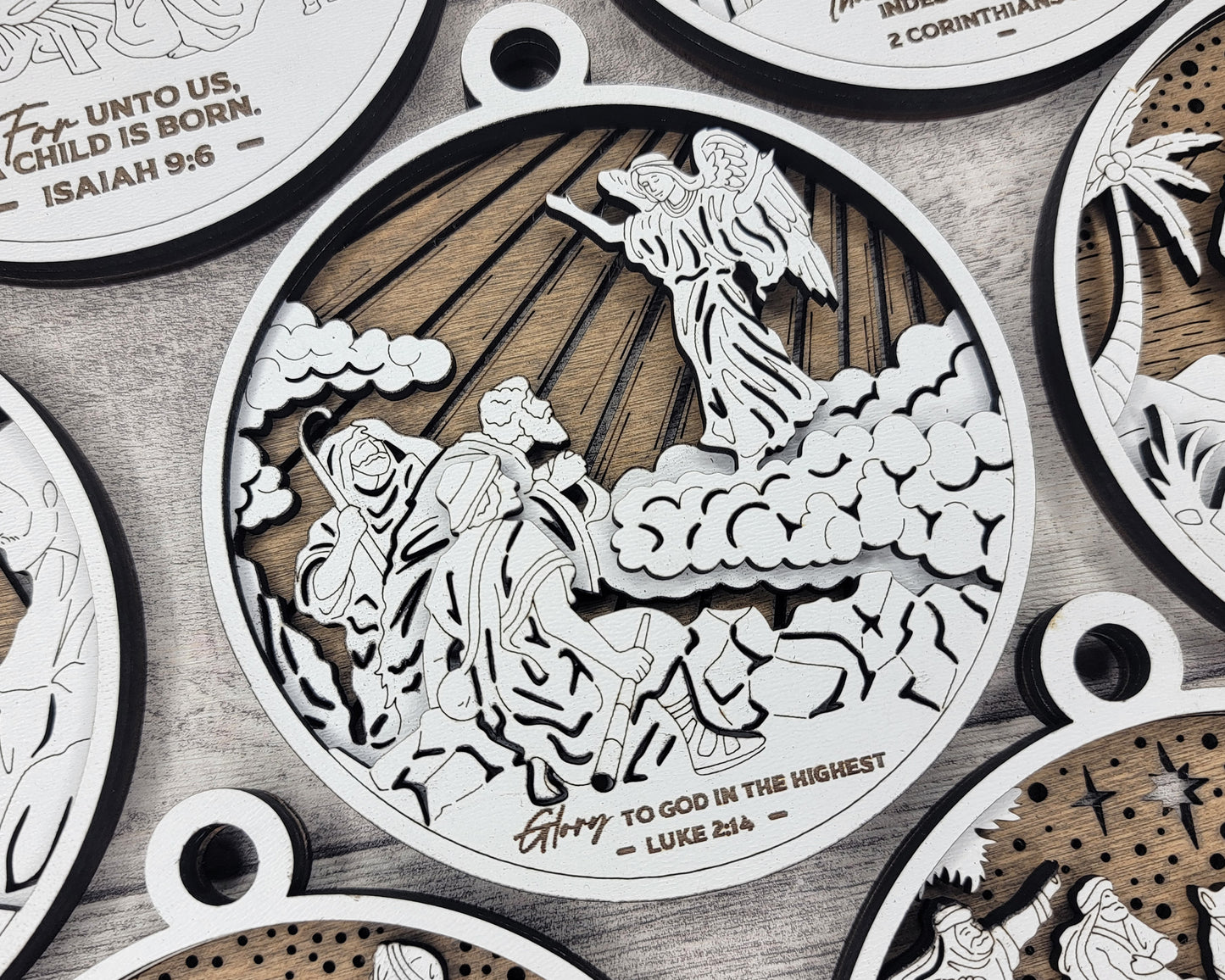 A King is Born Ornament Set