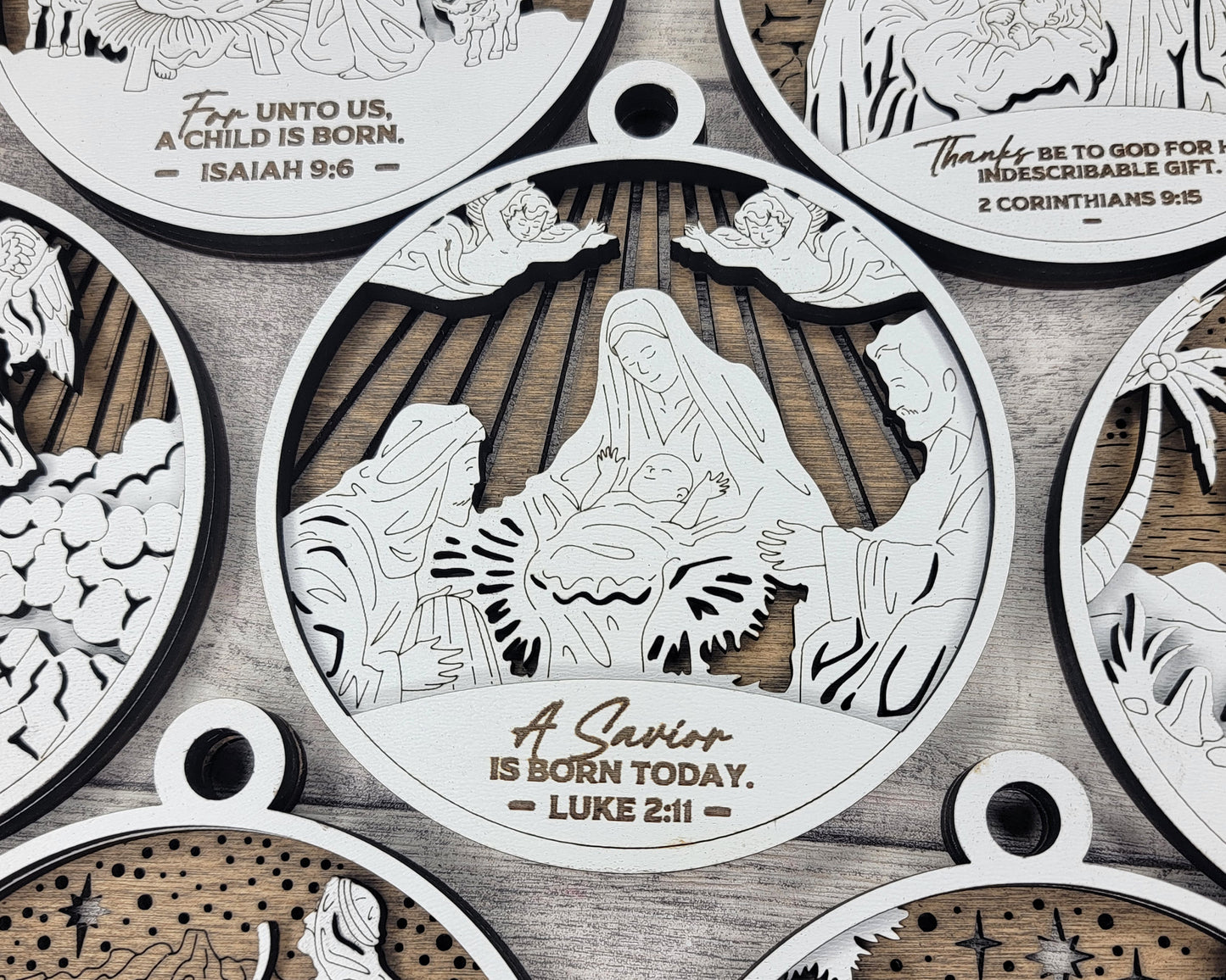 A King is Born Ornament Set