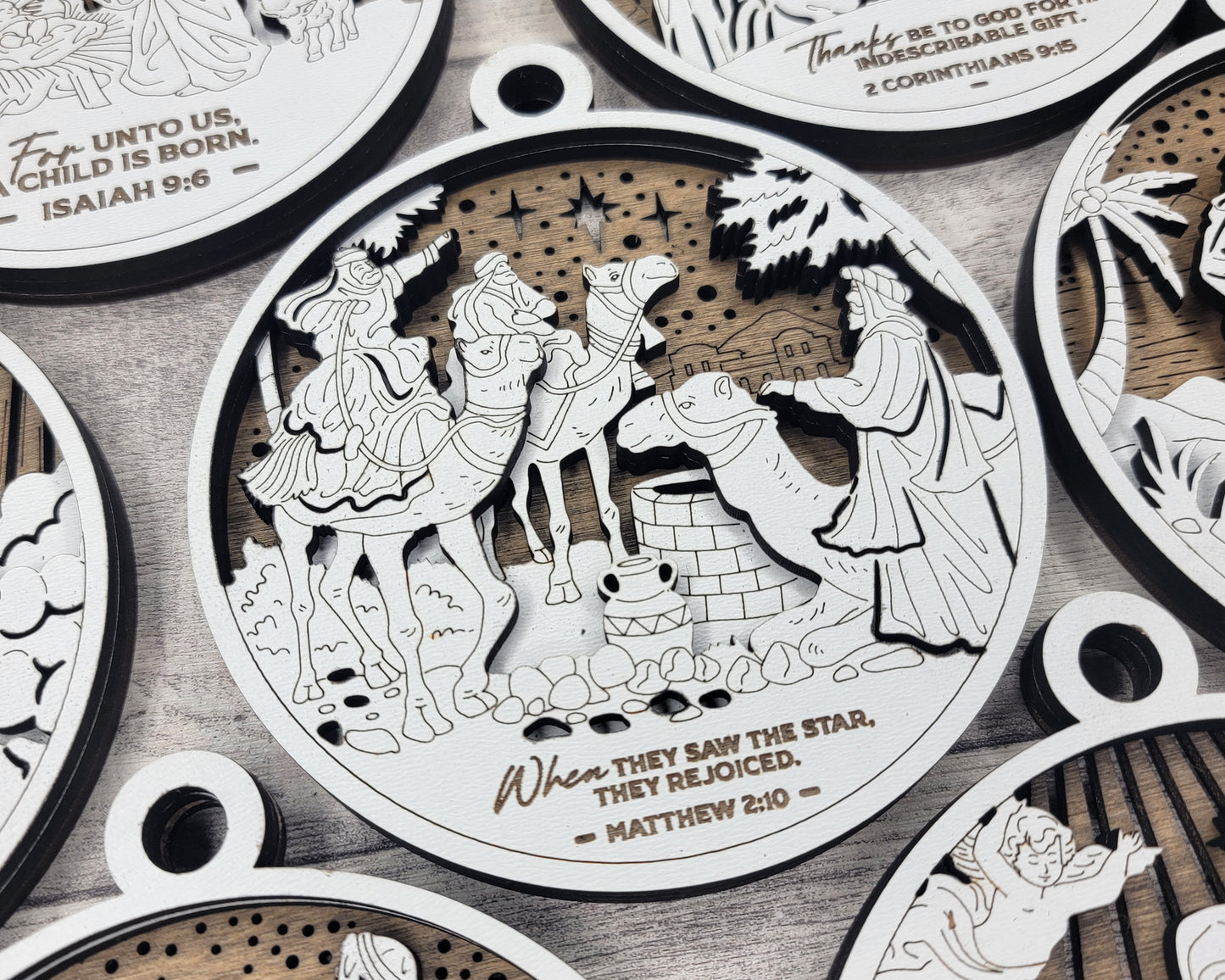 A King is Born Ornament Set