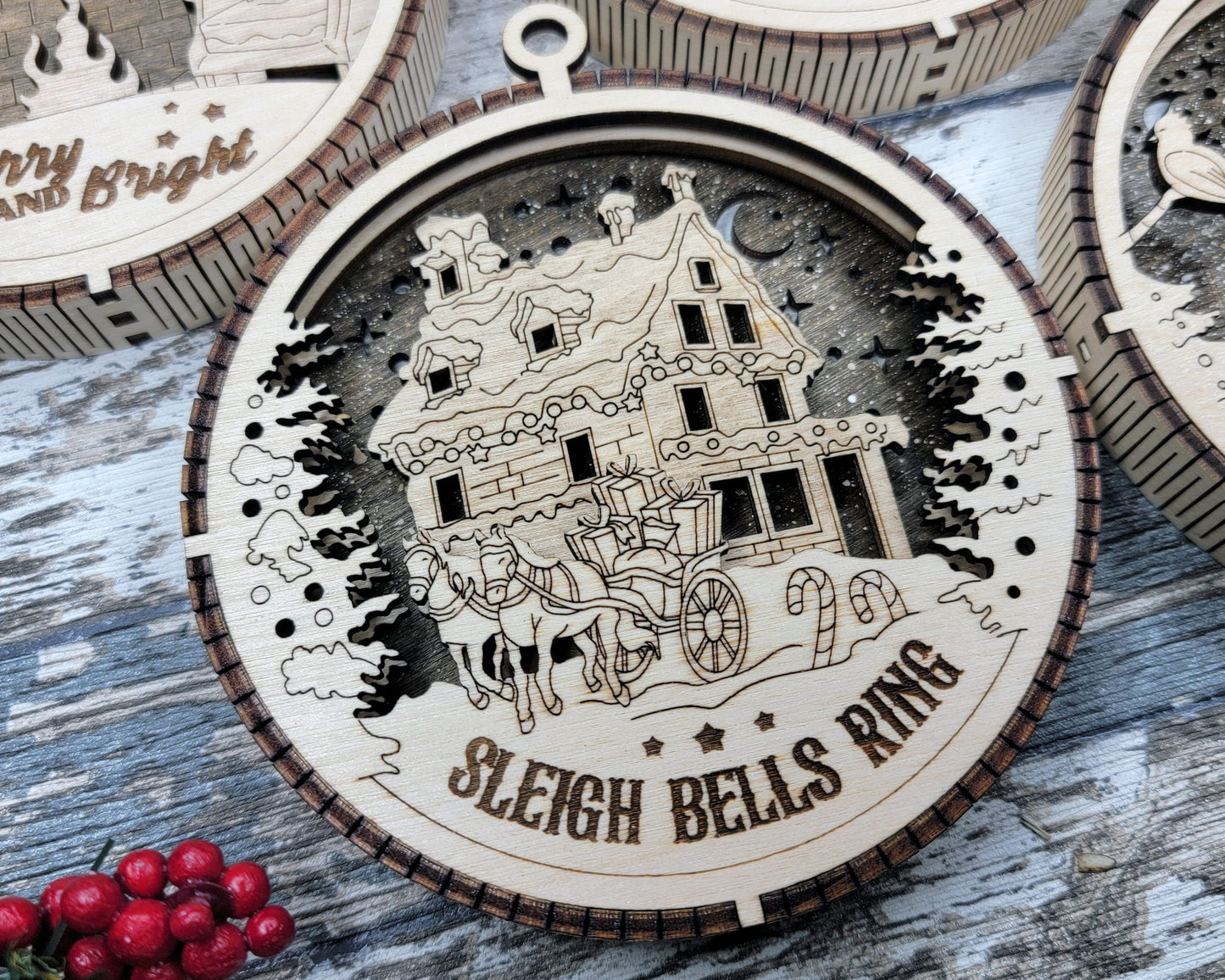 Personalized 3D Christmas Ornaments