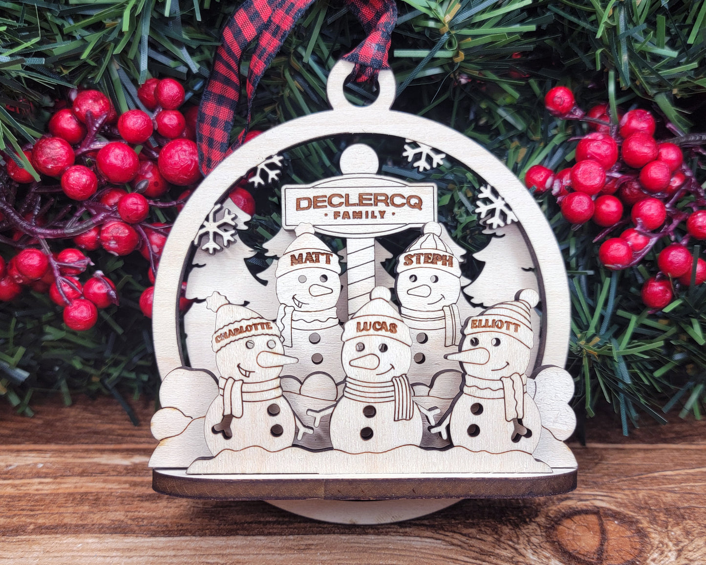 Personalized Pop-Up Christmas Ornaments