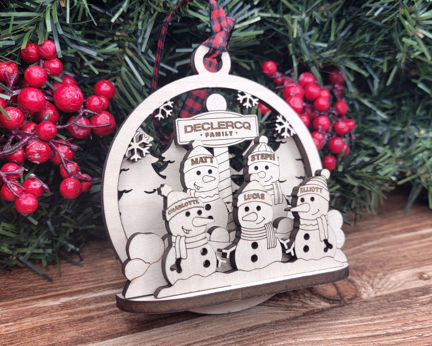 Personalized Pop-Up Christmas Ornaments