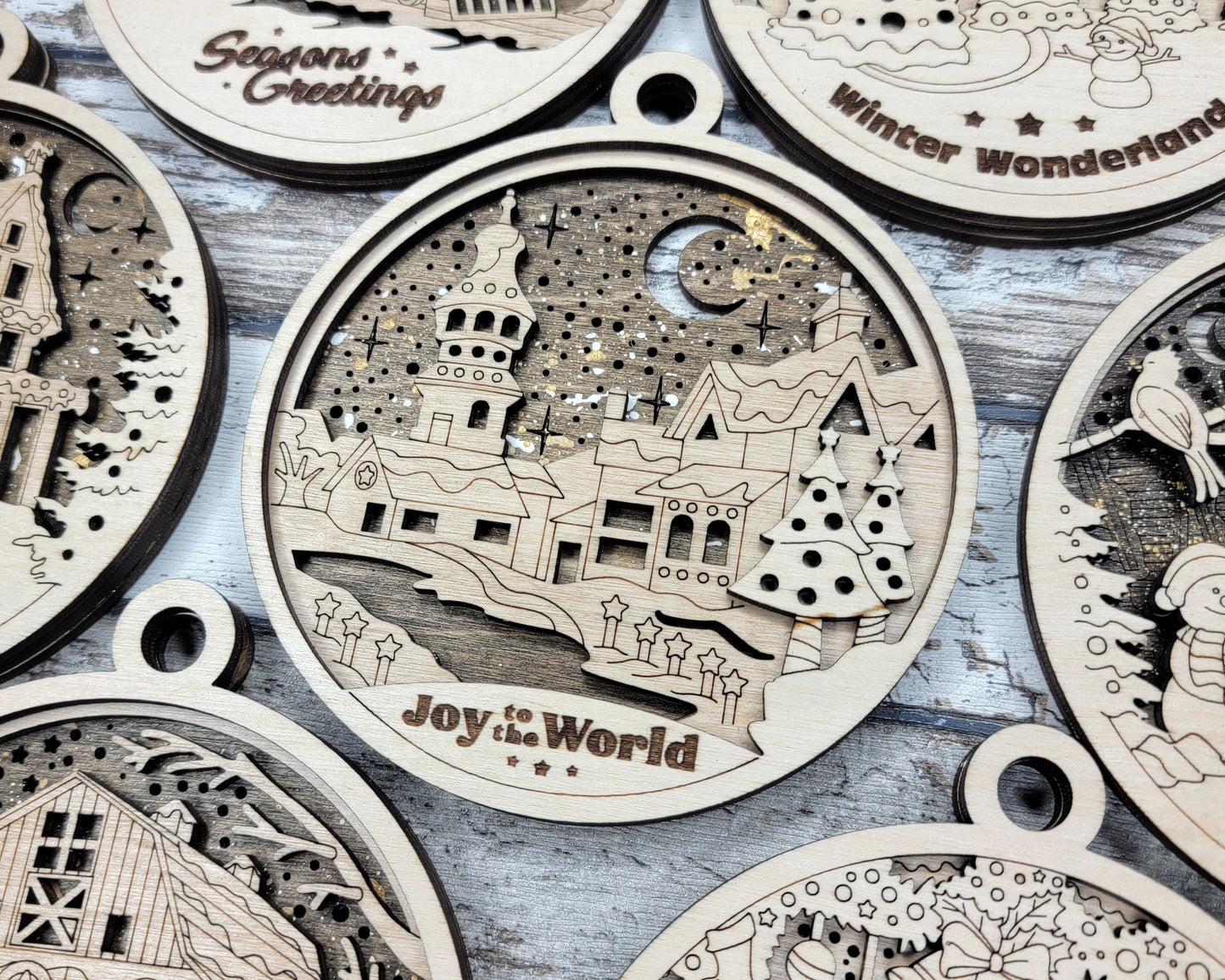 Personalized 3D Christmas Ornaments