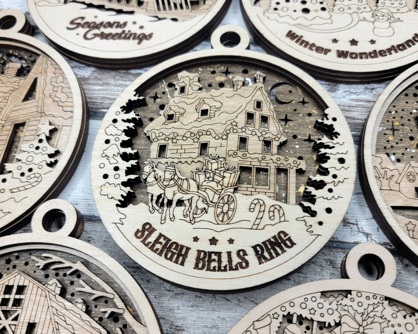 Personalized 3D Christmas Ornaments