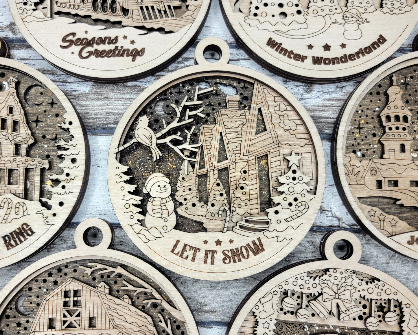 Personalized 3D Christmas Ornaments