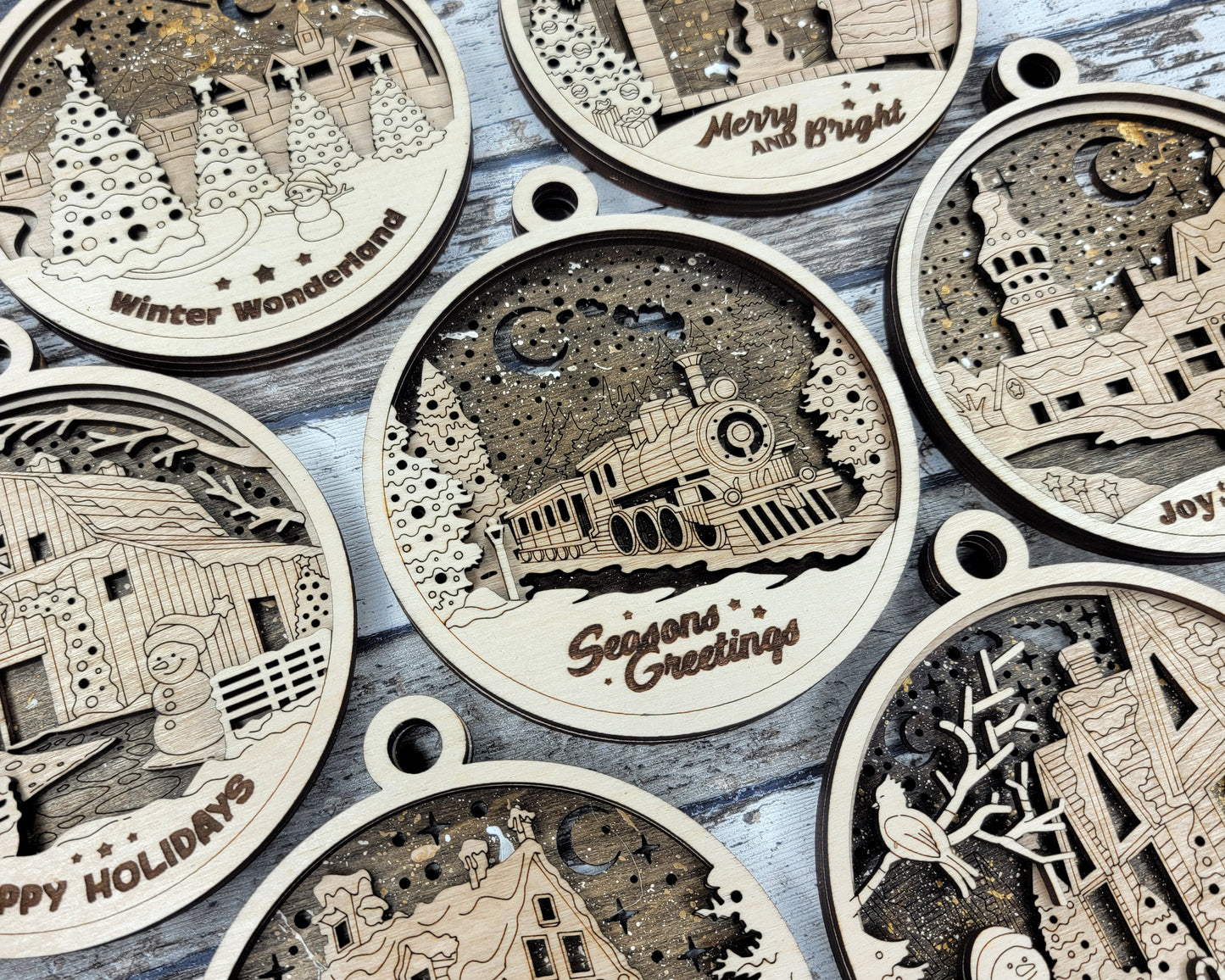 Personalized 3D Christmas Ornaments