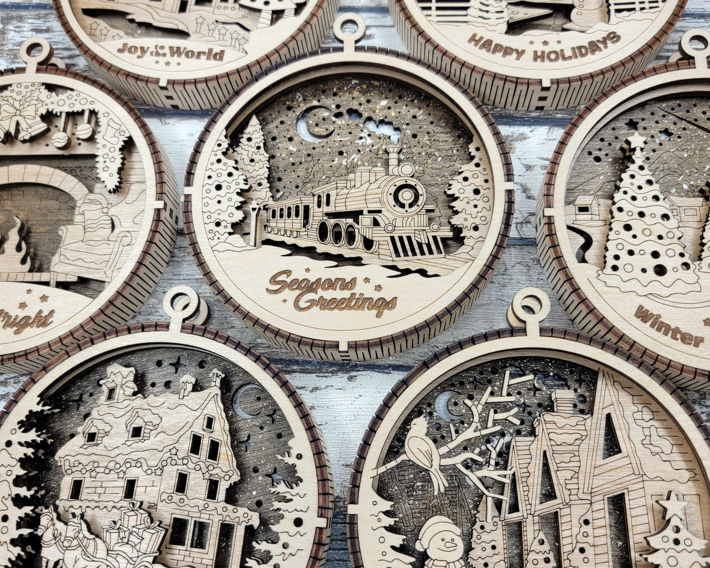 Personalized 3D Christmas Ornaments