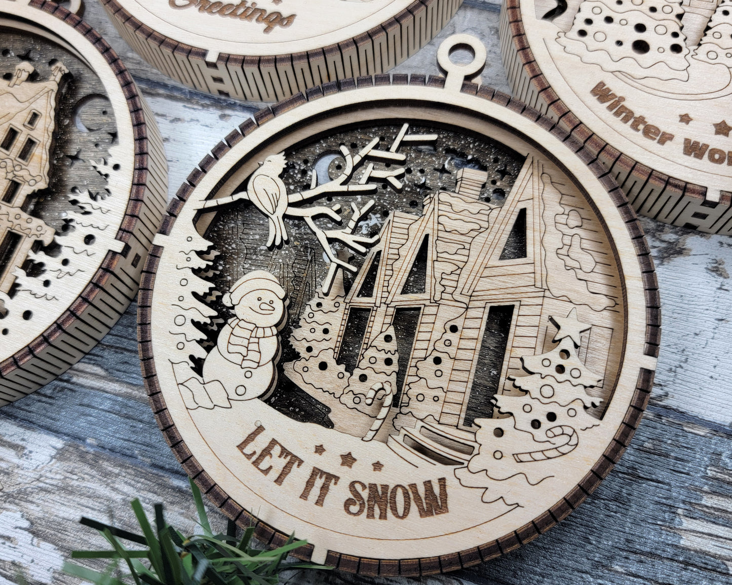 Personalized 3D Christmas Ornaments