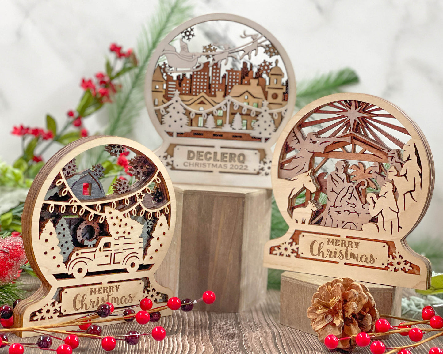 Christmas Snow Globes