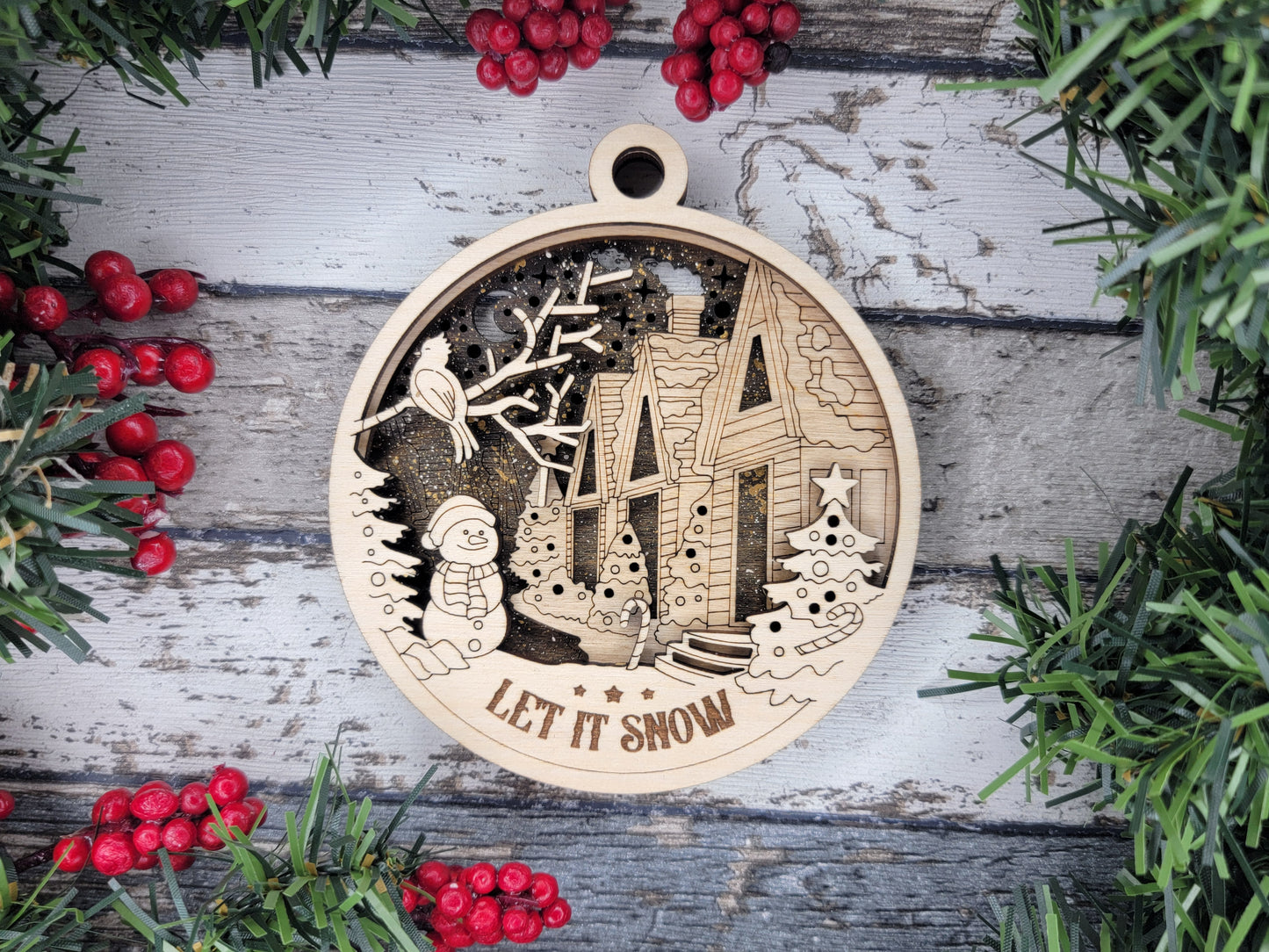Personalized 3D Christmas Ornaments