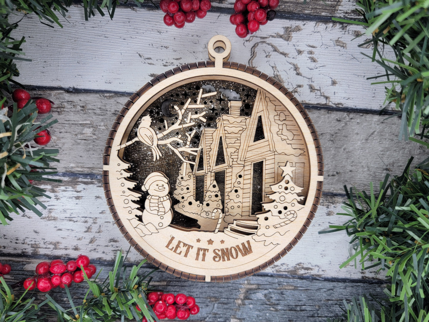 Personalized 3D Christmas Ornaments