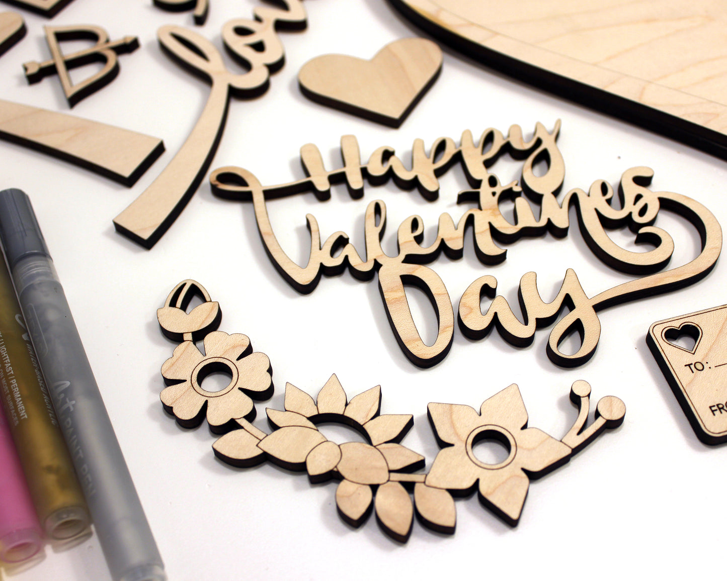 Build a Heart Valentine Craft Set